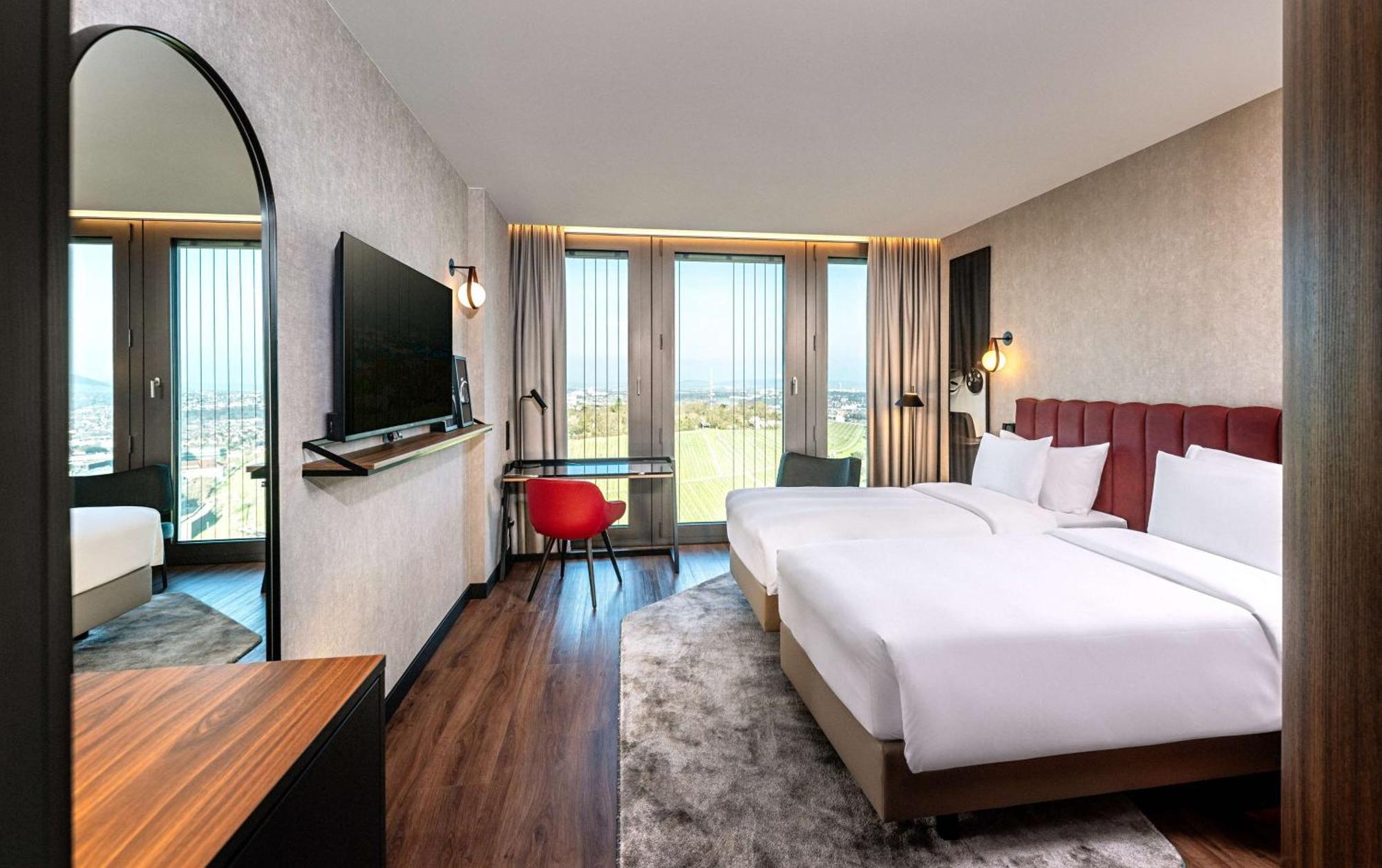 Radisson Blu Hotel At Porsche Design Tower Stuttgart Buitenkant foto
